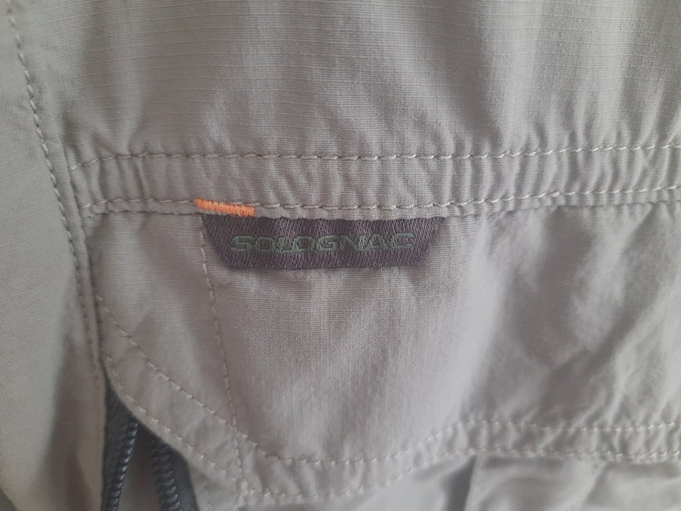 Gri Uzun Kollu Solognac Erkek avci Gömlek - Görsel 3