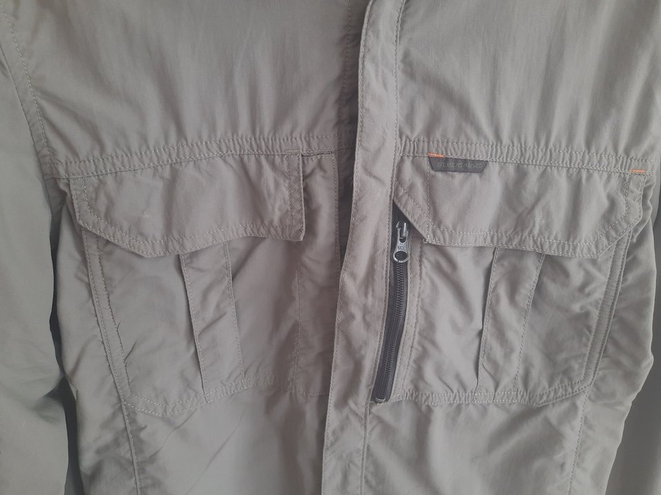 Gri Uzun Kollu Solognac Erkek avci Gömlek - Görsel 4