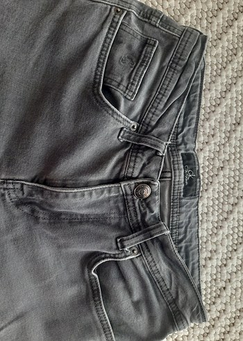 Gri Regular Fit Erkek Denim Pantolon - Görsel 5