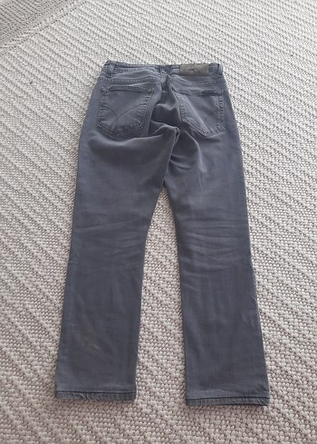 Gri Regular Fit Erkek Denim Pantolon - Görsel 2