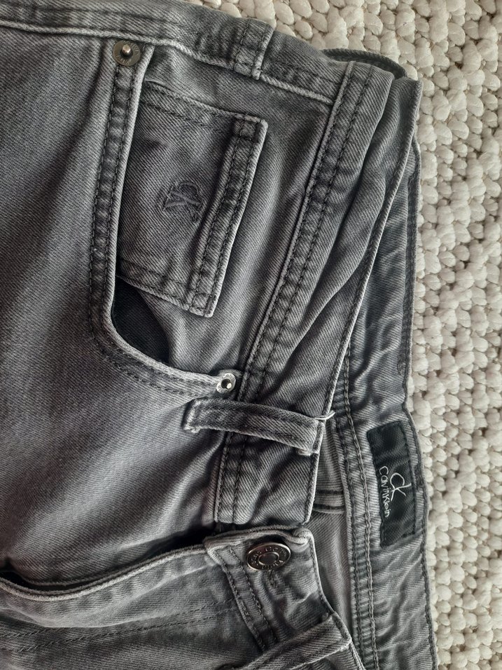 Gri Regular Fit Erkek Denim Pantolon - Görsel 4