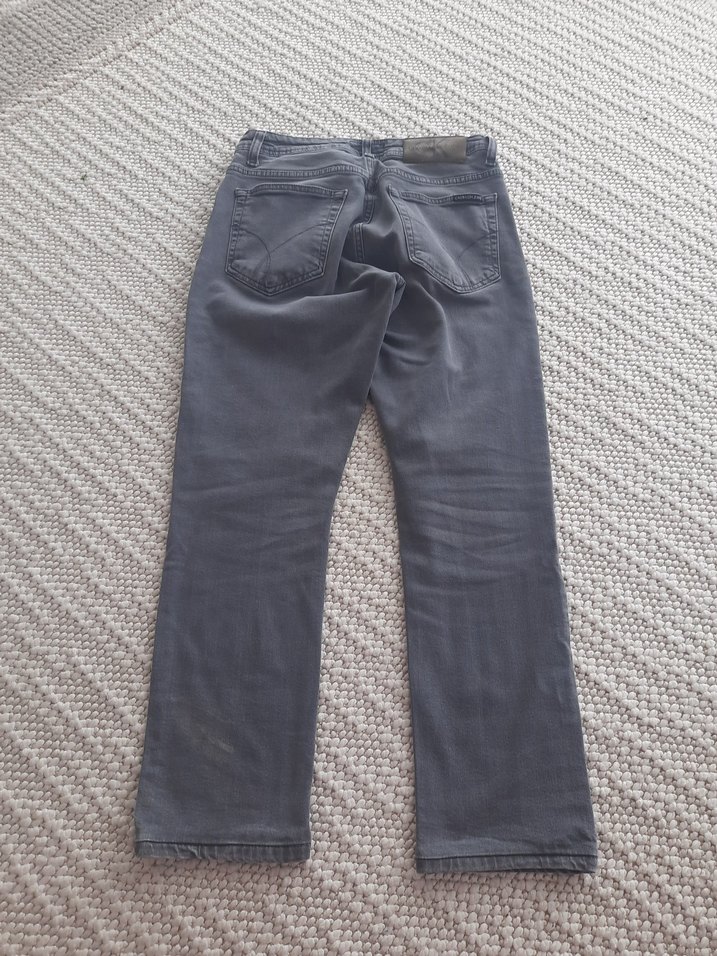 Gri Regular Fit Erkek Denim Pantolon - Görsel 2