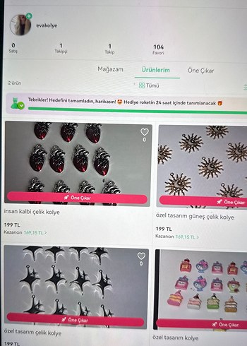 Özel tasarım kolyeler - Görsel 3