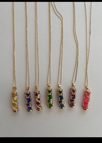 Ejderha neon kapsül kolye karanlıkta parlayan - Görsel 2