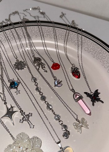 Süpriz kavanozunu kendin yap kolye çelik gümüş - Görsel 2