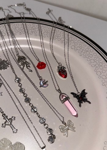 Süpriz kavanozunu kendin yap kolye çelik gümüş - Görsel 4