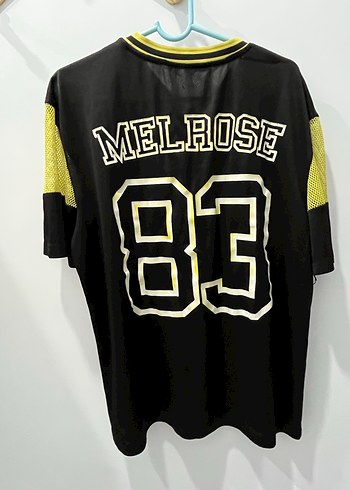 Sarı Siyah V Yaka Erkek Spor Tişört - Görsel 3