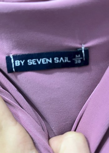 Pudra Pembe Drapeli Straplez Mini Elbise - Görsel 3