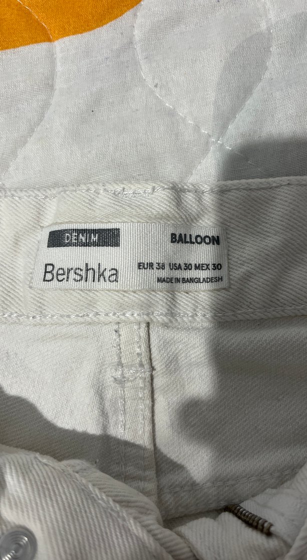 Beyaz Erkek Kot Pantolon - Görsel 3