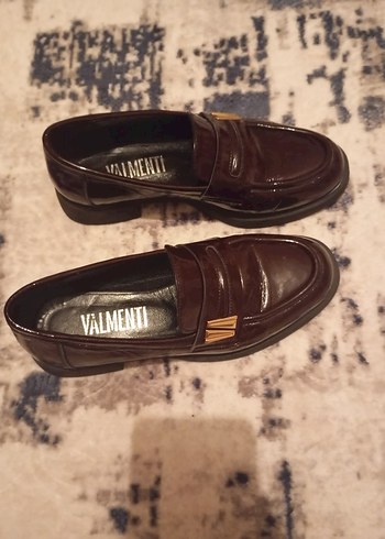 Valmenti Bordo Rugan Kadın Loafer - Görsel 4