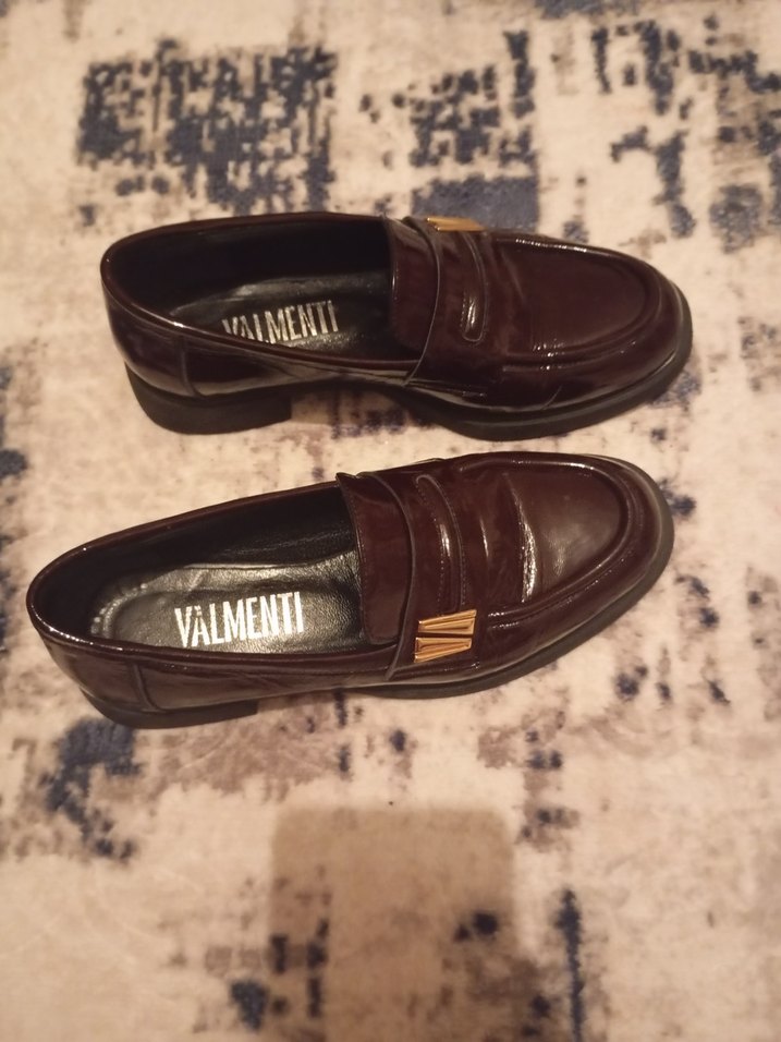 Valmenti Bordo Rugan Kadın Loafer - Görsel 4