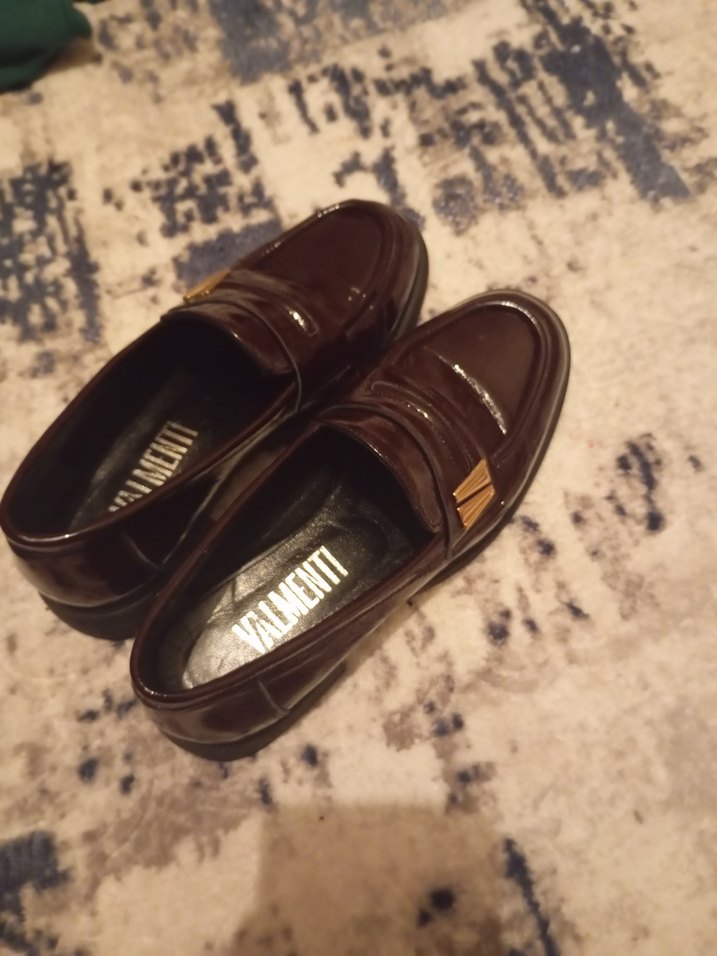 Valmenti Bordo Rugan Kadın Loafer - Görsel 5