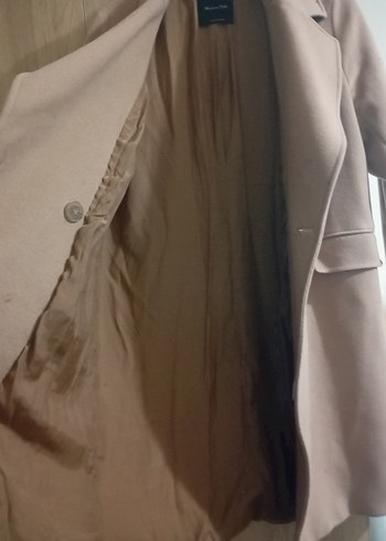 Bej Midi Süet Kadın Kaban - Görsel 6