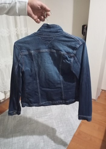 Düğmeli Kadın Kot Ceket - Görsel 3