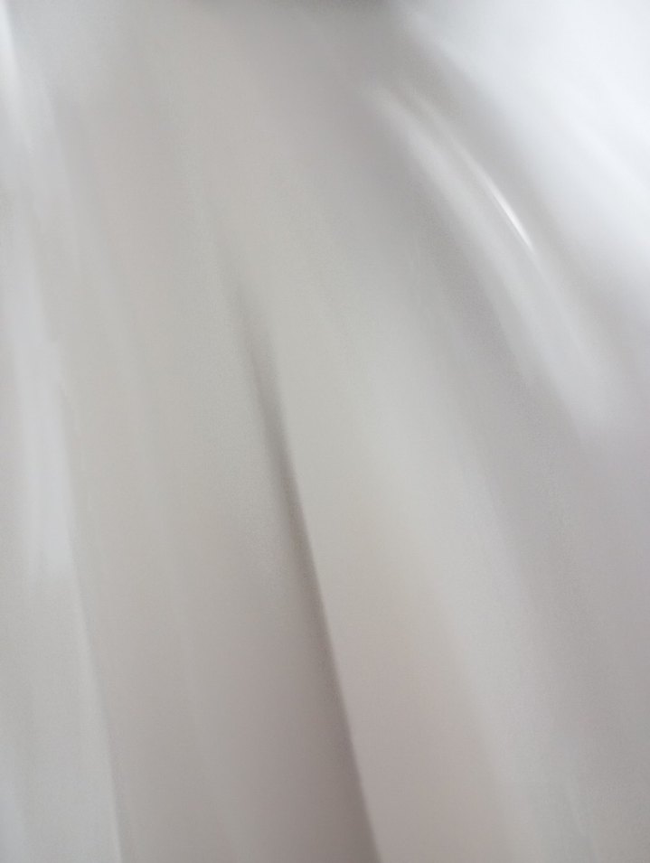 Kadın Beyaz Uzun Kollu Keten Gömlek - Görsel 5