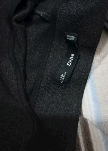 Gri Pilili Midi Kadın Etek - Görsel 2