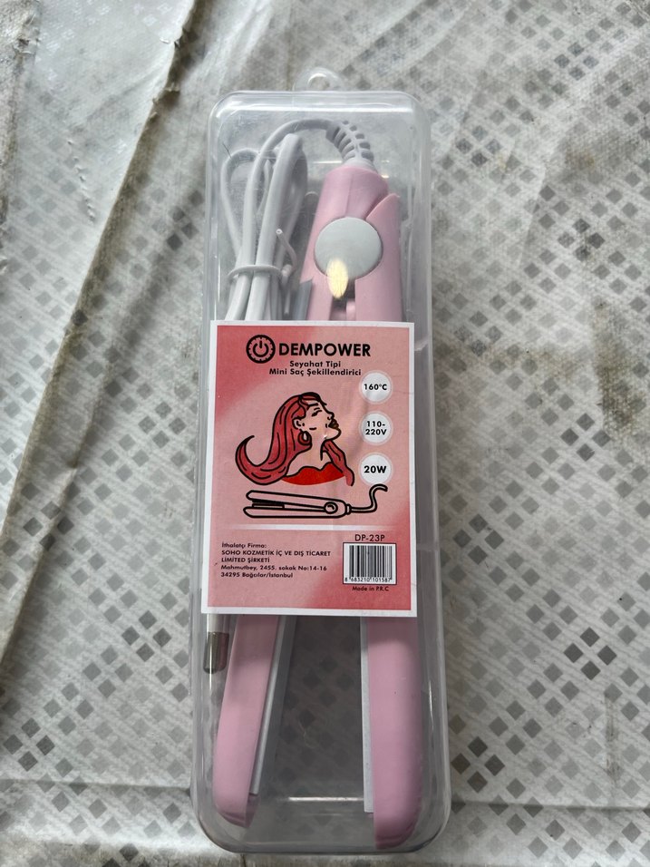 Pastel Pembe Saç Düzleştirici CDEMPOWER - Görsel 2