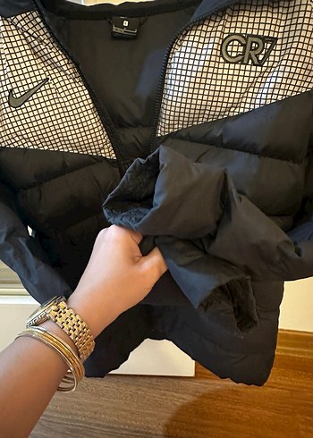 Erkek Çocuk Koyu Gri Fermuarlı nike Mont - Görsel 3