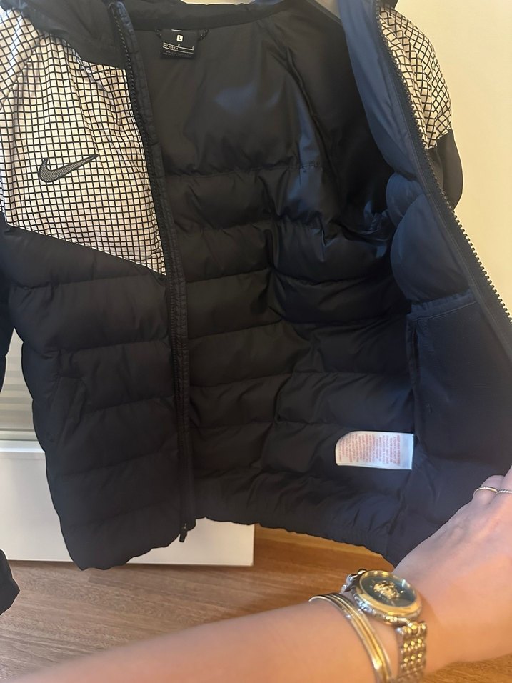 Erkek Çocuk Koyu Gri Fermuarlı nike Mont - Görsel 5