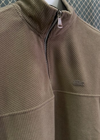 Erkek Kahverengi Fermuarlı Yarım Balıkçı Polar - Görsel 2