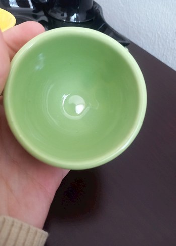 Siyah Kalp Tabaklı Fincan Seti - Görsel 8