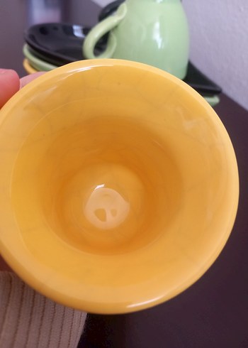 Siyah Kalp Tabaklı Fincan Seti - Görsel 11