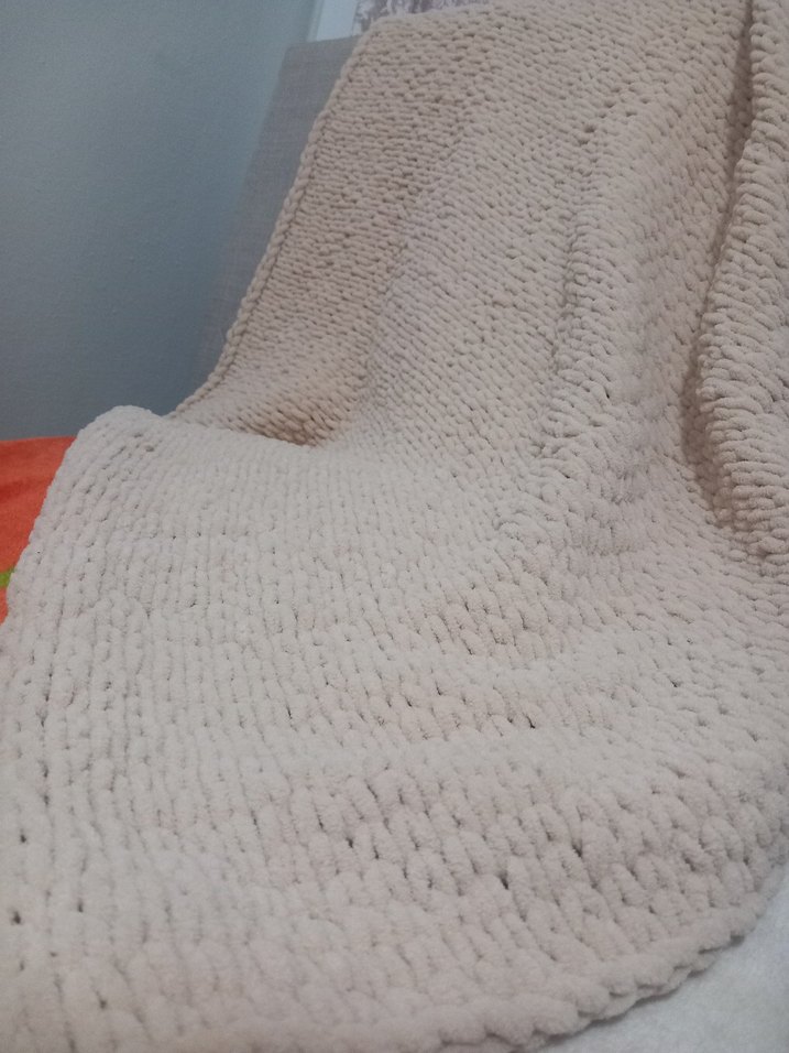 Gri Örgü Çocuk Battaniyesi - Görsel 2