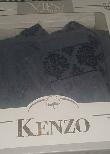 Kenzo Vintage Desenli brnoz takim - Görsel 5