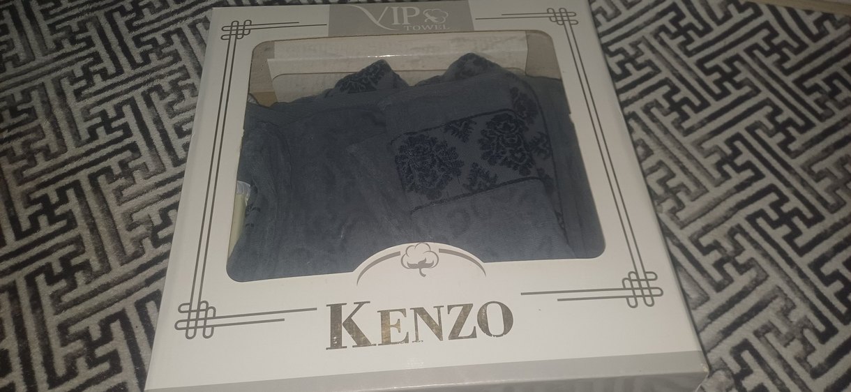 Kenzo Vintage Desenli brnoz takim - Görsel 5
