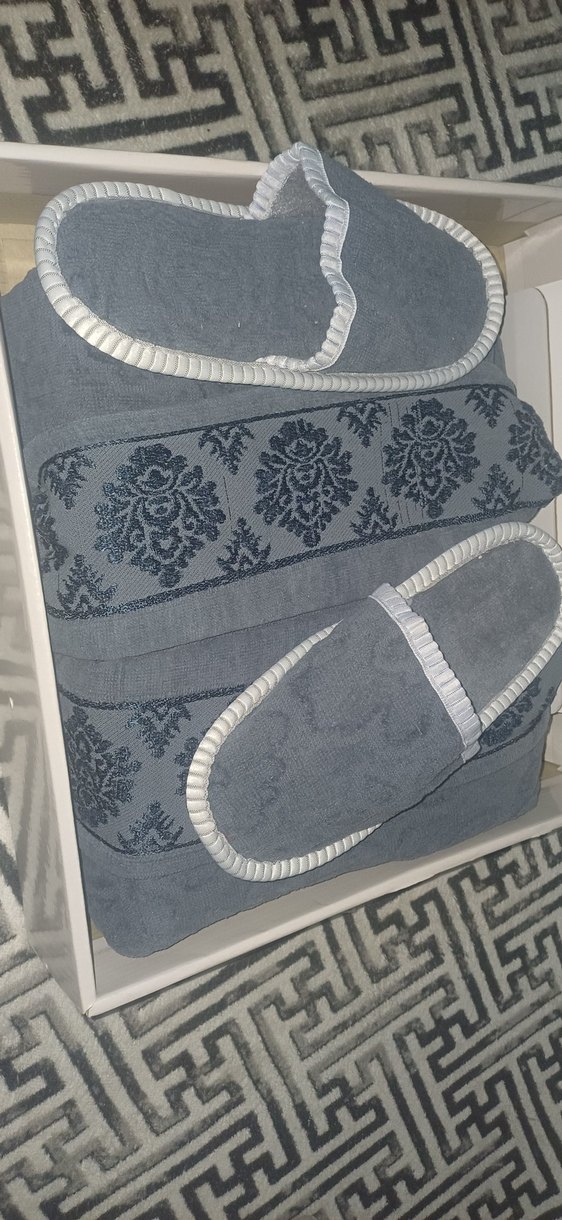 Kenzo Vintage Desenli brnoz takim - Görsel 4