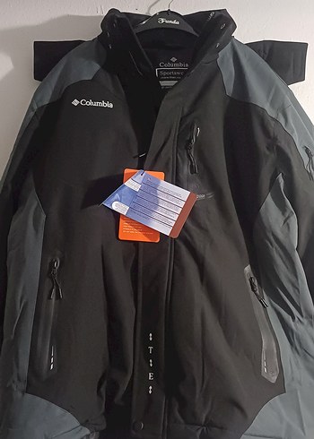 Columbia Siyah Erkek Spor Mont 3xl kalip dar - Görsel 2