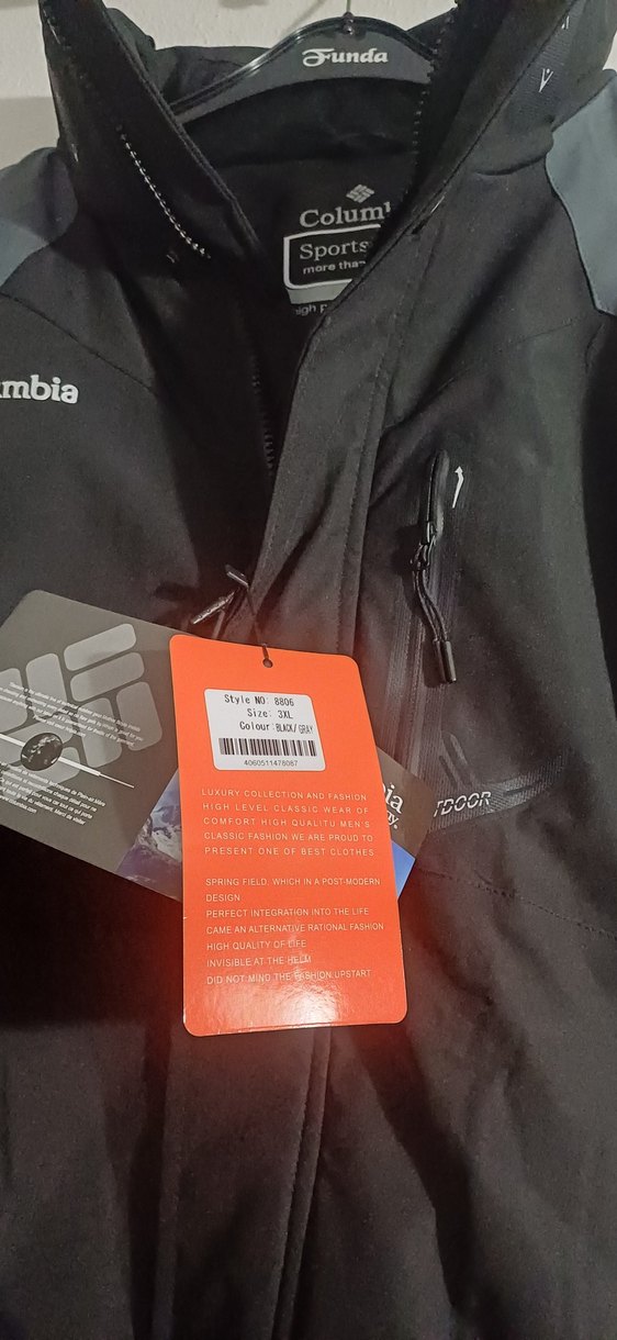 Columbia Siyah Erkek Spor Mont 3xl kalip dar - Görsel 3