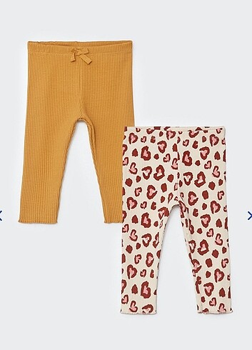 LC Waikiki Kız bebek kışlık takım leopar takım