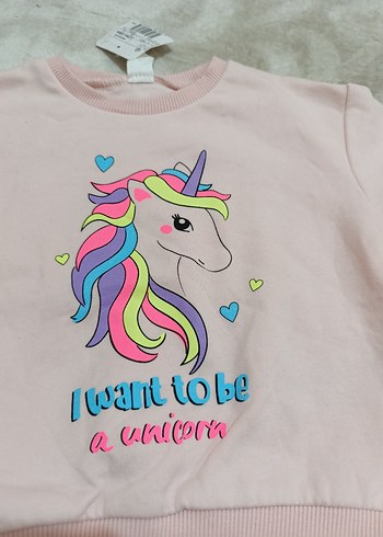 LC Waikiki Pembe Unicorn Baskılı Bebek Kız Takımı