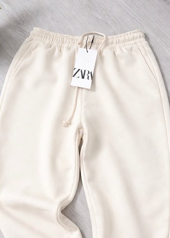 ZARA Kadın Eşofman Altı bol paça etiketli - Görsel 3