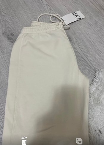 ZARA Kadın Eşofman Altı bol paça etiketli - Görsel 2