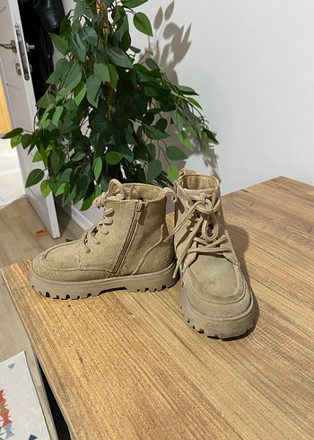 Bej Süet Çocuk Bot - Görsel 3