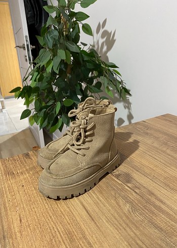 Bej Süet Çocuk Bot - Görsel 2