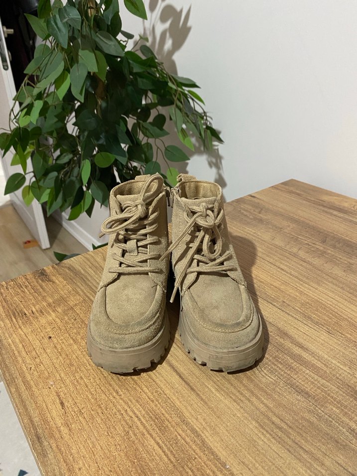 Bej Süet Çocuk Bot - Görsel 4