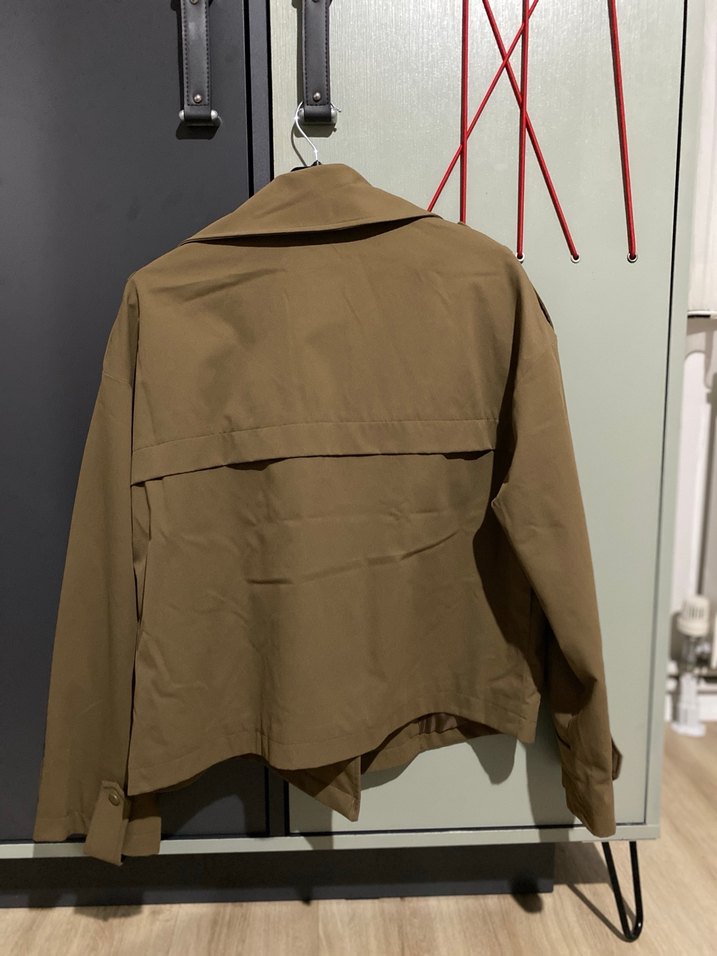 Bej Kadın Midi Trençkot - Görsel 4