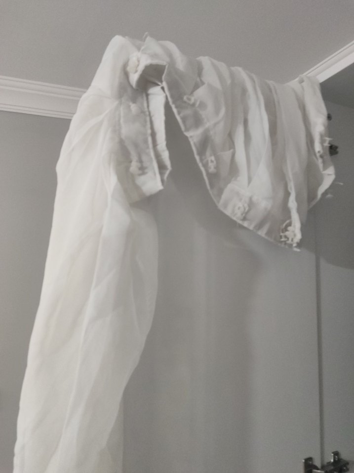 Beyaz Gri Tonlarda Modern Perde - Görsel 4