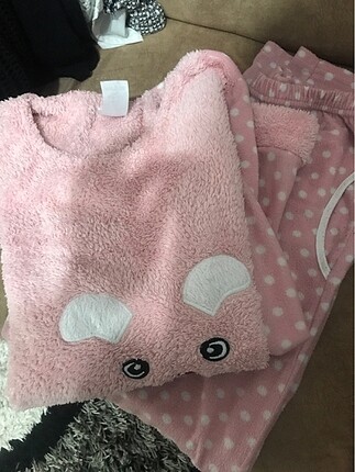 Peluş pijama takımı