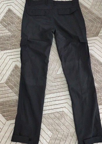 Siyah Çizgili Streç Spor Pantolon - Görsel 2