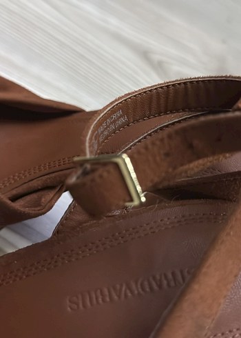 Kadın Kahverengi Süet Platform Topuklu Ayakkabı - Görsel 5