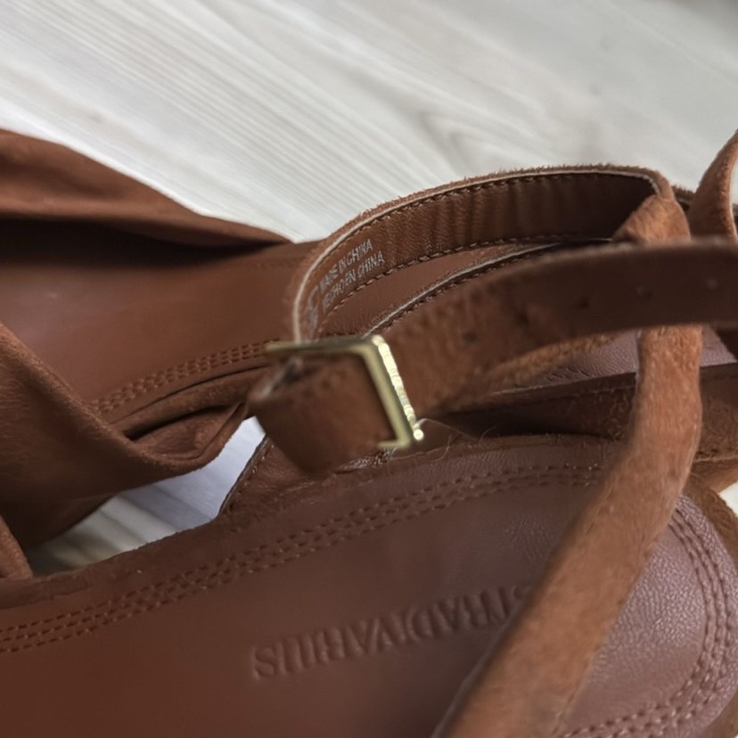 Kadın Kahverengi Süet Platform Topuklu Ayakkabı - Görsel 5