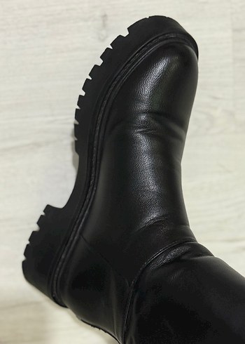 Siyah Deri NineWest Kadın Bot - Görsel 8