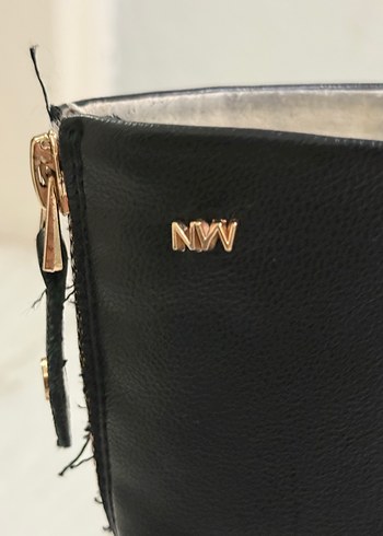 Siyah Deri NineWest Kadın Bot - Görsel 2