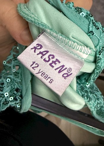 Turkuaz Dantelli Uzun Abiye Elbise - Görsel 10