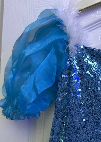 11 YAŞ 3 PARÇA ELSA KOSTÜMÜ - Görsel 4