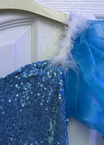 11 YAŞ 3 PARÇA ELSA KOSTÜMÜ - Görsel 3